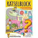 Hauschka Verlag Rätselblock ab 3 Jahre,Band 2