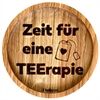 holzpost Untersetzer aus EICHE "Zeit für eine TEErapie"