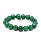 Ella in Love Perlenarmband 12mm dunkelgrün kugel