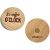 holzpost Magnet aus EICHE "It's Coffee o'clock"