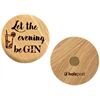 holzpost Magnet aus EICHE "Let the evening beGin"