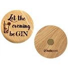 holzpost Magnet aus EICHE "Let the evening beGin"