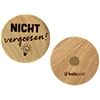 holzpost Magnet aus EICHE "Nicht vergesssen"