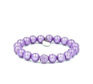 Ella in Love Perlenarmband 10mm orchidee kugel