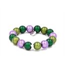 Ella in Love Perlenarmband 12mm mixed dunkelgrün