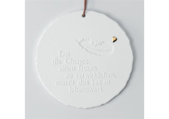 Räder Poesie Medaillon Erst die Chance einen Traum... D