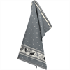 Bunzlau Castle Tea Towel/Geschirruch Birds anthacite