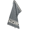 Bunzlau Castle Tea Towel/Geschirruch Birds anthacite