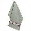 Bunzlau Castle Tea Towel/Geschirruch Chickens dark green