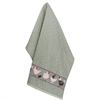 Bunzlau Castle Tea Towel/Geschirruch Chickens dark green