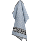 Bunzlau Castle Tea Towel/Geschirruch Cows grey-blue