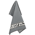 Bunzlau Castle Tea Towel/Geschirruch Dogs anthracite