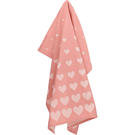 Bunzlau Castle Tea Towel/Geschirruch Hearts Pink