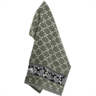 Bunzlau Castle Kitchen Towel/Frottiertuch Cows dark green