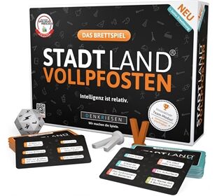 Denkriesen STADT LAND VOLLPFOSTEN Brettspiel