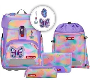 Step by Step CLOUD FLASH Schulranzen-Set "Butterfly Luna", 5-te