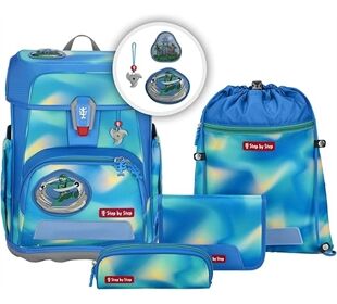 Step by Step CLOUD FLASH Schulranzen-Set "Ninja Zazu", 5-teilig