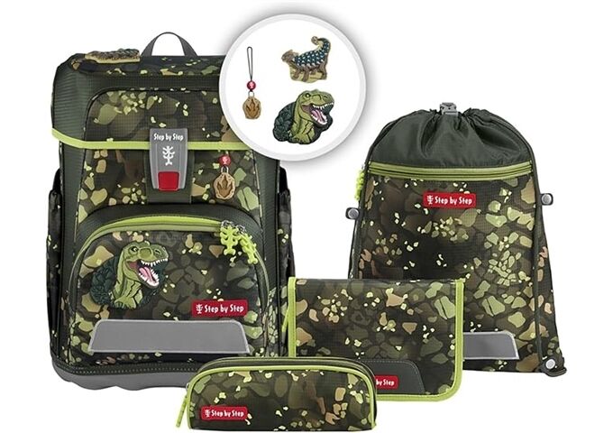 Step by Step CLOUD Schulranzen-Set "Dino Torex", 5-teilig