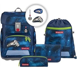 Step by Step CLOUD Schulranzen-Set "Starship Galactus", 5-teili