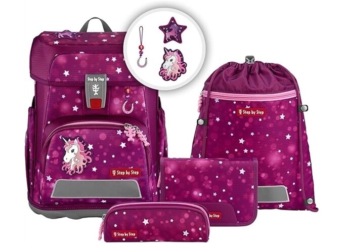 Step by Step CLOUD Schulranzen-Set "Sweet Unicorn Nuala", 5-tei