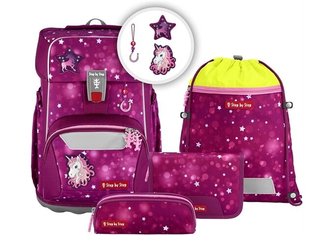 Step by Step GIANT Schulranzen-Set "Sweet Unicorn Nuala", 5-tei