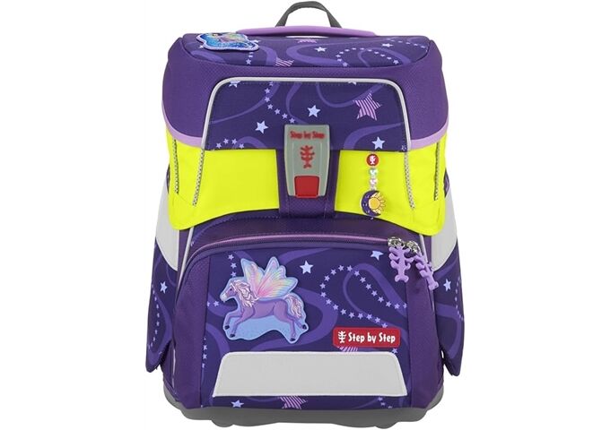 Step by Step LED Neon Pull-Over für alle Schulranzenmodelle auß