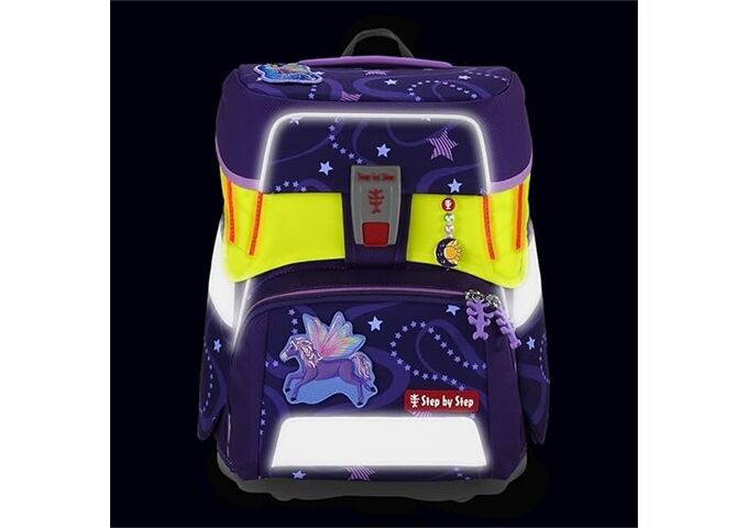 Step by Step LED Neon Pull-Over für alle Schulranzenmodelle auß