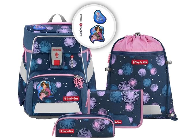 Step by Step SPACE Schulranzen-Set "Mermaid Delia", 5-teilig