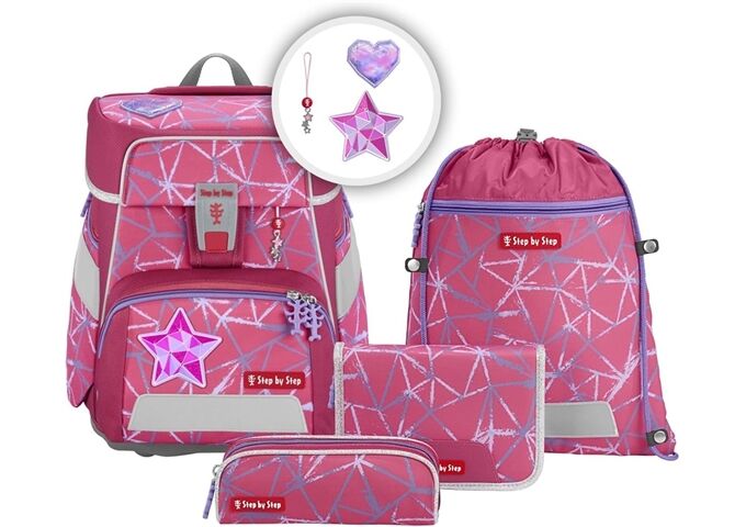 Step by Step SPACE Schulranzen-Set "Star Stella", 5-teilig