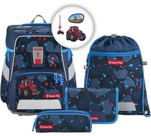 Step by Step SPACE Schulranzen-Set "Tractor Freddy", 5-teilig