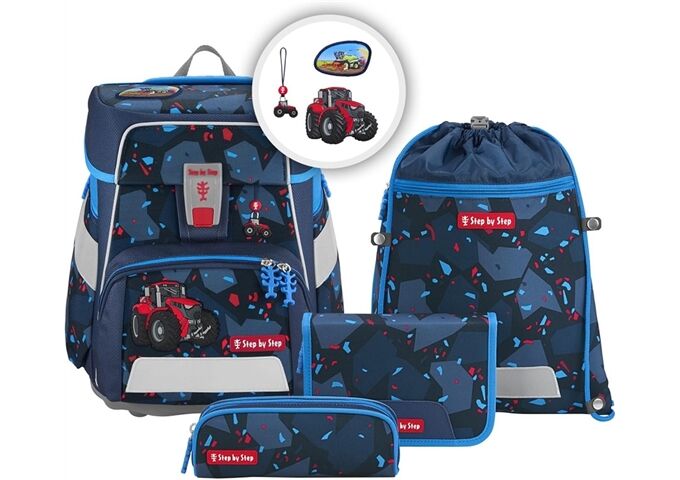 Step by Step SPACE Schulranzen-Set "Tractor Freddy", 5-teilig