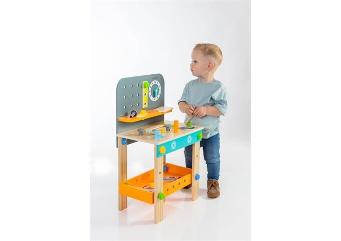 Spielmaus SMH Werkbank 40x26,5x65cm, 44 Teile