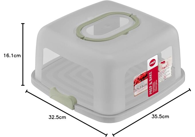 Emsa Kuchenbox Prep&Bake eck. grün