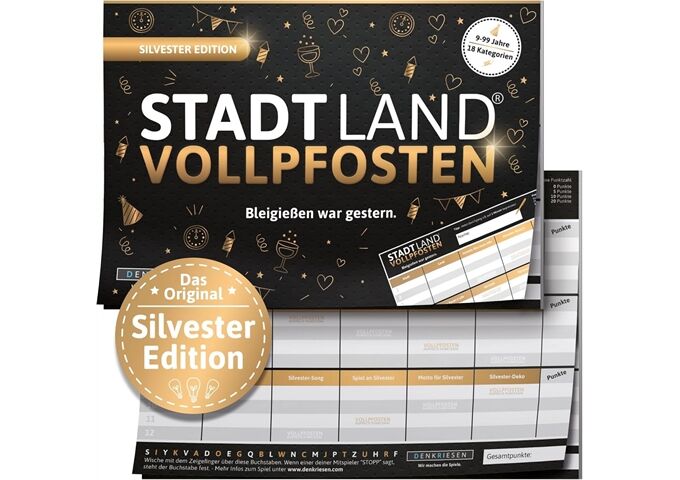 Denkriesen STADT LAND VOLLPFOSTEN®Silvester Ed