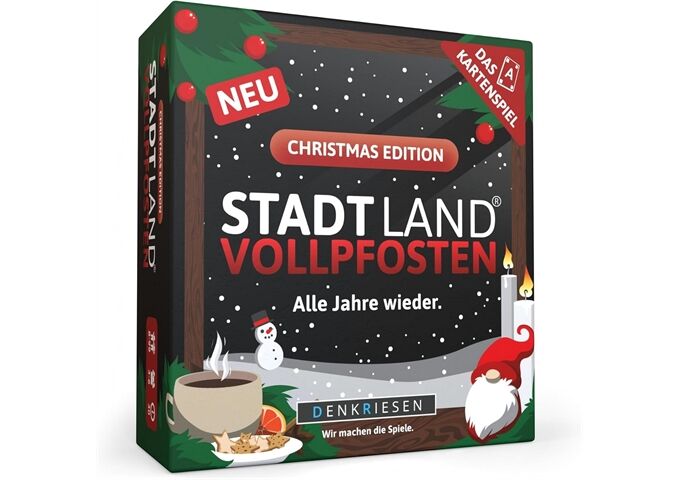Denkriesen STADT LAND VOLLPFOSTEN - Das Kartenspiel CHRISTMAS