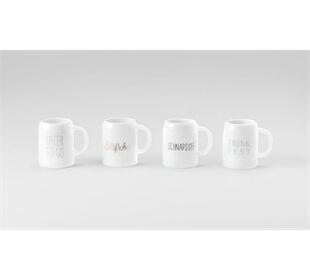  Bier Krug Pinnchen Display 16 Stk 4Designs a 4 Stk