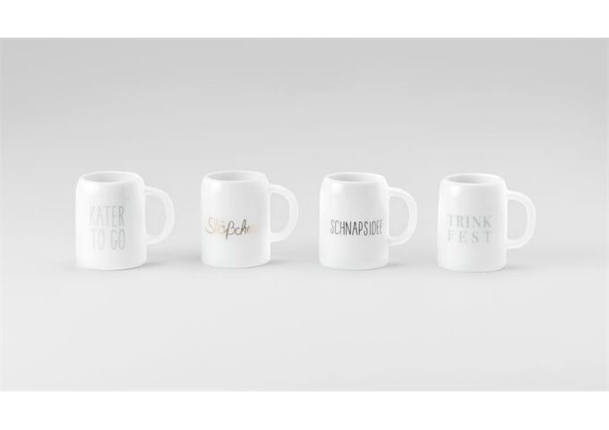  Bier Krug Pinnchen Display 16 Stk 4Designs a 4 Stk