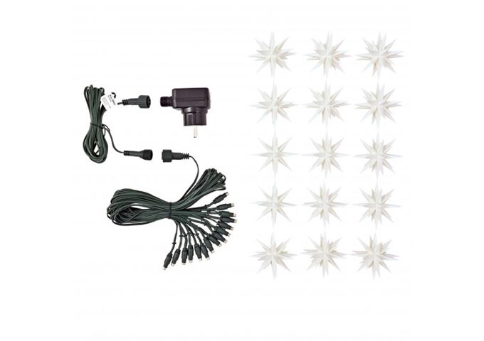 Herrnhuter Sterne Miniatur Sternenkette weiß