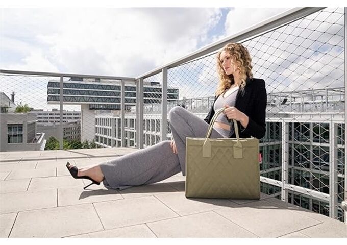 Reisenthel daily shopper rhombus olive