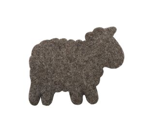 Frida Feeling Filzuntersetzer Schaf graubraun