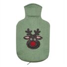 Frida Feeling Wärmflaschenüberzug Rudi Rednose hellgrün