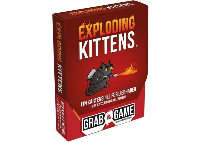 Asmodee Exploding Kittens Grab & Game