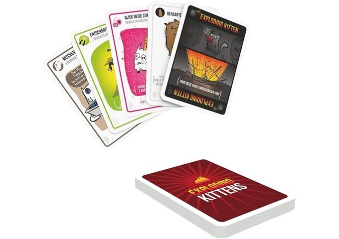Asmodee Exploding Kittens Grab & Game