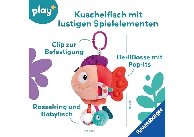 Ravensburger Play Pop-It Piranha (Rot)