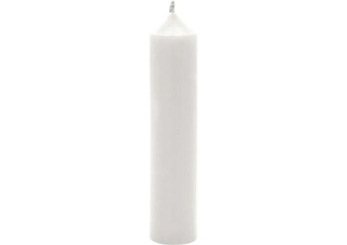  CYLINDER CANDLE white Ø 2,2 x 10 cmStabkerze