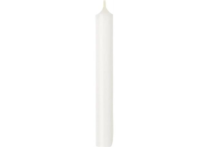  CYLINDER CANDLE white Ø 2,2 x 18 cmStabkerze