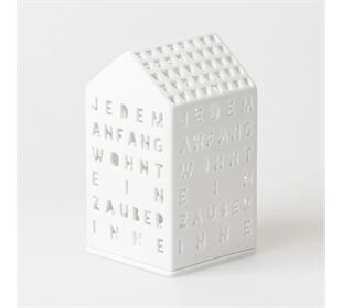  Lichthaus Jedem Anfang wohnt ein Zauber 8x8x13,5cm