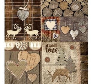 ihr Ideal Home Range WOOD LOVE Cocktail-Servietten