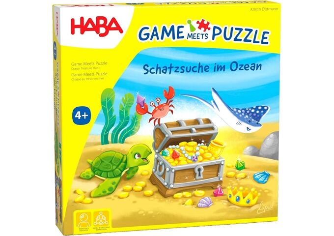 Haba Game M. Puzzle - Schatzsuche Im Ozean De