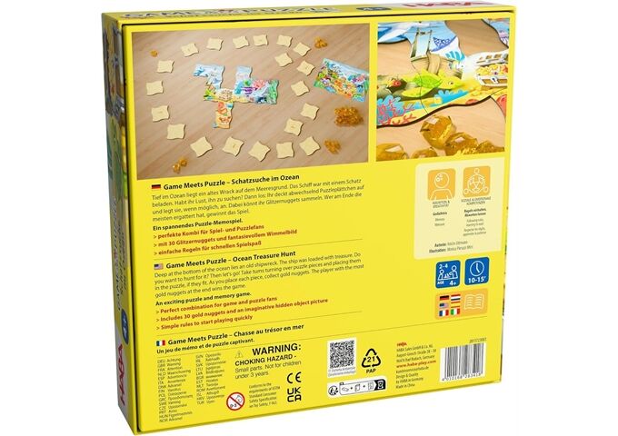 Haba Game M. Puzzle - Schatzsuche Im Ozean De